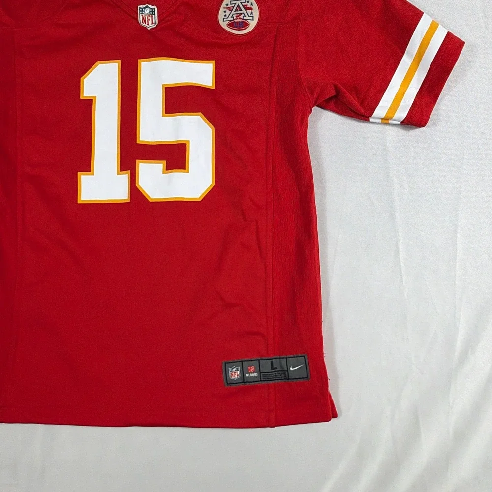 Nike Kansas City Chiefs Patrick Mahomes Jersey Youth Kids Red Size L 14-16